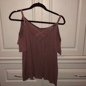 purple/pink charlotte russe shirt